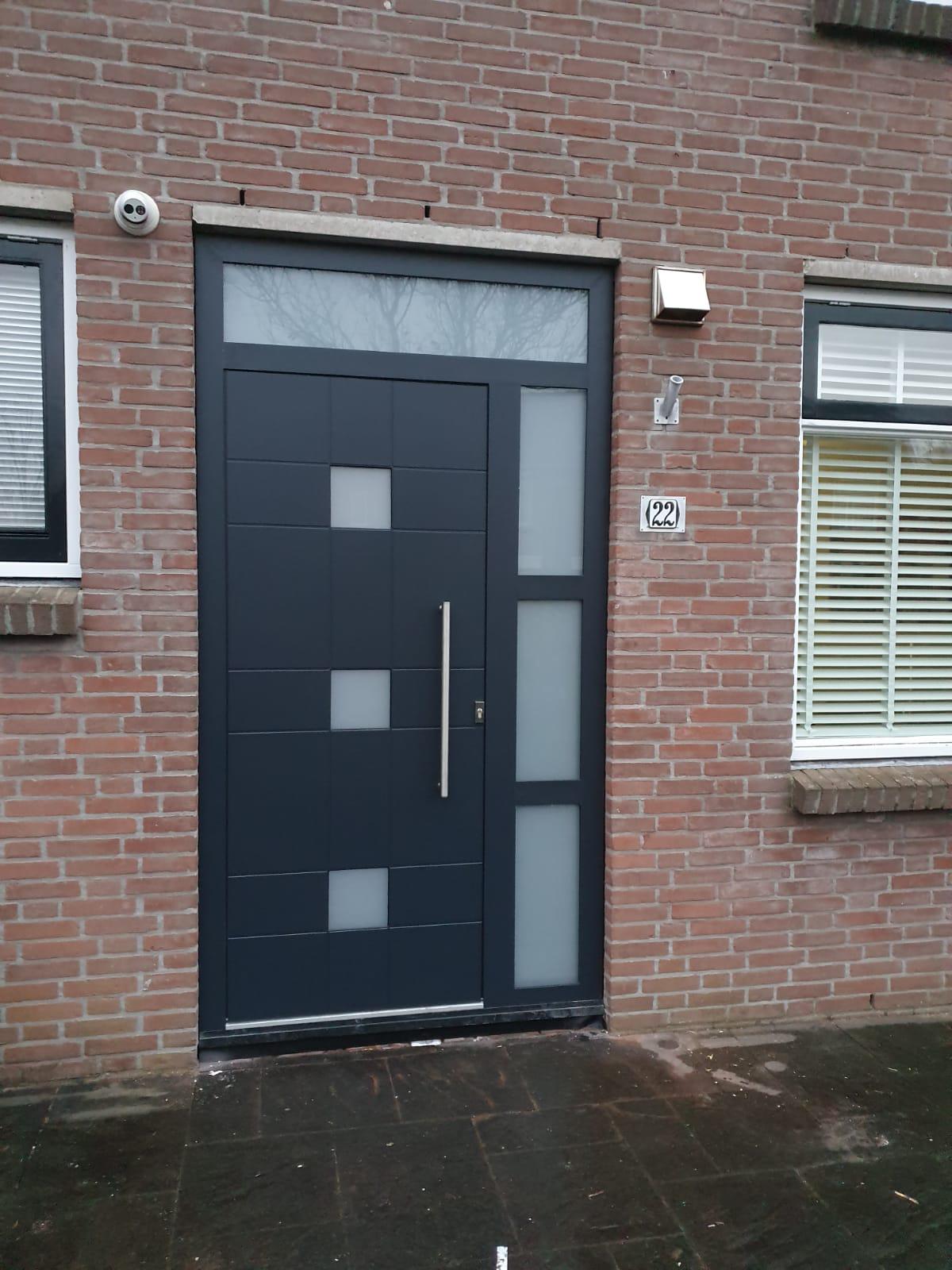 Bovenlicht kozijnen antraciet - Noord-Holland